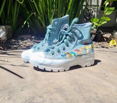 Hand painted mushroom shoes Size is based off us men Message for any custom design requests or special shoe sizes Mushroom Shoes, Prescott Az, Hi Top, Painted Shoes, Us Man, Custom Shoes, Converse Shoes, Athletic Shoes, Converse