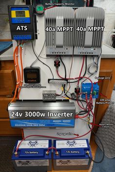 an array of different types of batteries and wires