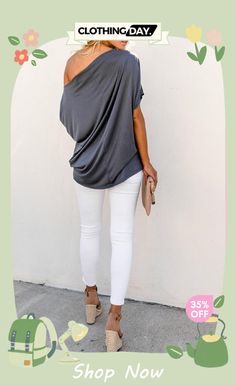 Greece Off Shoulder Casual Blouse Top