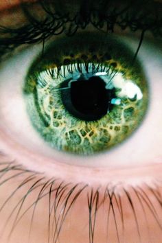 an extreme close up shot of the eye of a person