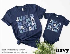 First Mother's Day Mommy and Me Shirts Matching Mother Son Shirts Mommy and Me Outfits First Mother's Day Gift Baby Boy Mama Mini Shirts - Etsy Father's Day Pre-shrunk Blue Shirt, Father's Day Blue Top With Custom Print, Blue Custom Print Top For Father's Day, Blue Unisex Shirt With Letter Print, Blue Custom Print Top For Mother's Day, Blue Pre-shrunk Family Matching Shirt, Greenland Cruise, Mother Son Shirts, Mini Shirts