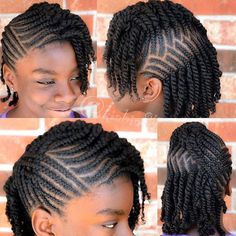 31 Braid Hairstyles for Black Women - Kia's braid hairstyles for Black women are perfectly elegant and ready-made for ladies who are in bridal parties. And look...  If you are in a bridal party or having a wedding shower, you need to take a look at our melanin shirts for your special day. Cornrows Natural Hair, Natural Braided Hairstyles, Hairstyles Braid, Gorgeous Braids, Natural Hair Stylists, Hairstyles For Girls, Natural Hair Twists