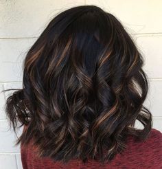 Straight Black Hair With Highlights, Black Hair Caramel Highlights, Brown And Blonde Balayage, Chocolate Highlights, Brown And Blonde, Highlights For Dark Brown Hair, Gel Hair, Brown Ombre Hair, Blond Balayage