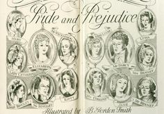 an open book with pictures of women in different hairstyles and names on it