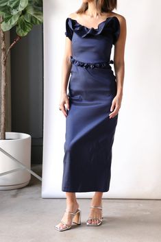 Mid Dresses, Proenza Schouler, Slides, Dry Clean, Midi Dress