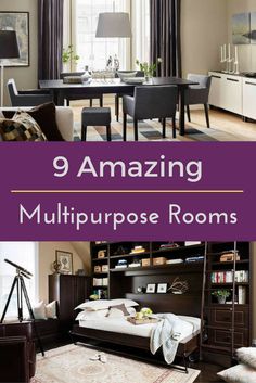 there are 9 amazing multipurpose rooms that you can use to decorate your home