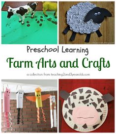 farm arts and crafts for preschool