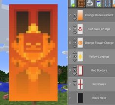 an image of a screen shot of the minecraft project's orange door in action