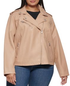 in stock Plus Size Trendy, Rugged Look, Faux Leather Moto Jacket, Rock A, Leather Moto, Leather Moto Jacket, Signature Collection, Jackets Online, Mens Big And Tall