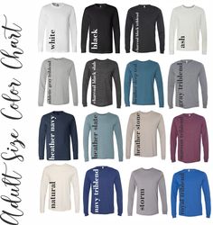 monogrammed long sleeve tee in the notes to seller please list initials in FLM Order font vinyl color for initials color of sweater unisex fit please choose size in the drop down box Long Sleeve Tops With Name Print For Fall, Long Sleeve Name Print Tops For Fall, Tri-blend Long Sleeve Tops For Fall, Personalized Long Sleeve T-shirt, Personalized Casual Long Sleeve T-shirt, Casual Personalized Long Sleeve T-shirt, Personalized Long Sleeve Casual T-shirt, Casual Long Sleeve Personalized T-shirt, Long Sleeve Cotton T-shirt With Team Name