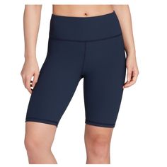 Stay On Trend By Making The Calia Womens Essential Novelty Bike Shorts Your Newest Wardrobe Staple. These Bike Shorts Feature A Flattering Stay-Put Power Mesh Waist And Offer Squat-Proof Coverage For Comfortable Wear. Bodybreeze Wicking Technology Helps You Stay Dry And Cool, And Bodyfree Technology Inhibits Odor-Causing Bacteria To Keep You Fresh All Day Long. Fit & Design: Tight Fit Bike Shorts Supportive Califlex Fabric Moves With You Stay-Put Power Mesh Waist Squat-Proof Coverage Open Pocket Blue Activewear For Sports With Short Inseam, Blue Activewear With Short Inseam For Sports, Blue Moisture-wicking Activewear With Short Inseam, Blue Moisture-wicking Mid-thigh Activewear, Blue Mid-thigh Athletic Shorts For Training, Blue Sportswear Biker Shorts For Training, Blue Sportswear Biker Shorts For Running, Blue Biker Shorts For Training, Fitted Blue Biker Shorts For Running