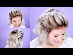 #Guide101: How To Style Your Short Hair This Wedding Season | WeddingBazaar Diy French Braid On Yourself, Diy French Braid, French Braid On Yourself, Braid Short Hair, French Braid Short Hair, How To French Braid, French Plait, Braids Short, Kort Bob