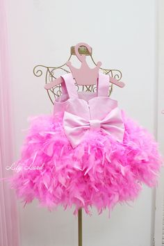 Bright girl dress Birthday girl dress Birthday baby dress  Puffy baby dress  Dance girl gown  Short baby dress  Princess dress Flower girl dress First birthday dress Bright pink baby dress Dress with feathers Christmas baby dress  This gorgeous puffy girl dress with ostrich feathers have very original fashionable design and made of high-quality tulle will be perfect for any celebration....wedding, birthday parties, Christmas, photography, Valentine's Day, dance, evening, flower girl  dress, ball Dress With Ostrich Feathers, Kids Tutu Dress, Fairy Princess Costume, Pink Baby Dress, First Birthday Dress, Baby Birthday Dress, Christmas Dress Baby, First Birthday Dresses