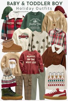 Holiday season outfit inspo🤎  Baby boy outfits, toddler boy outfits, baby clothes, toddler boy style, outfit Inspo, baby ootd, toddler ootd, outfit ideas, children’s fashion, kids clothes, toddler fashion, fall vibes, new arrivals, baby jacket, toddler boy sweater, toddler Uggs, toddler adidas gazelle, toddler sneakers, holiday outfit, Christmas outfit   Shop this post on my LTK ⬇ https://liketk.it/4Vwq9 #ltkbaby #ltkkids #ltkholiday Toddler Holiday Outfits Boy, Holiday Outfit Christmas, Toddler Uggs, Toddler Boy Style, Ootd Outfit Ideas, Toddler Ootd, Toddler Boy Sweater, Toddler Adidas, Outfit Christmas