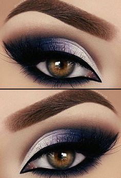 Mekap Mata, Makeup Tip, Purple Eye Makeup, Makeup For, Hooded Eye Makeup