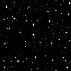 the night sky is filled with many stars