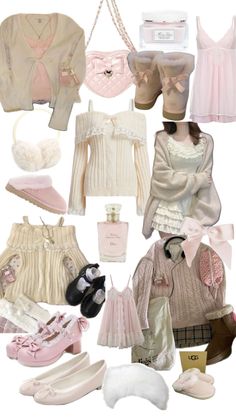 Cottagecore Soft Aesthetic Outfits, Kawaii Inspired Outfits, How To Accessorise An Outfit, Wonyoungcore Outfits, Cute Clothes Coquette, Coutteqe Outfit, Couqutte Outfit Ideas Winter, Cute Aliexpress Finds, Cockette Aesthetic Outfit