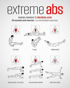 an exercise poster showing how to do the absorption exercises for men and women