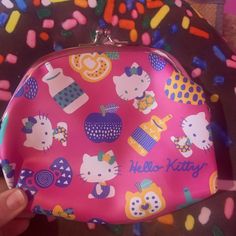 Brand New Condition Never Used. 7 In Wide 6 In Long. Vibrant Colors. I’m Charging More Because It’s Vintage And They No Longer Make This. Sanrio Bags, Sanrio Bag, Sanrio Pink, Make Up Pouch, Hello Kitty, Make Up, Vibrant Colors, Bag Lady, Pouch