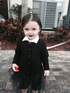 Adams Family Costume, Adams Family Halloween, Wednesday Addams Costume, Toddler Girl Halloween, Halloween Costume Contest