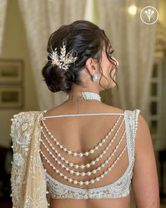 Explore top wedding hairstyles for your big day by clicking the link! Pearl Blouse, Lengha Blouse Designs, Sleeveless Blouse Designs, Different Face Shapes, Digital Dress, Blouse Designs Catalogue