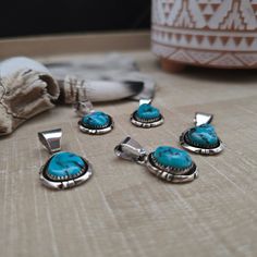 Raymond Yazzie Turquoise Pendants $50
Will fit your 6mm Navajo Pearls 💙