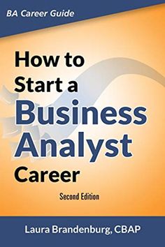 the book how to start a business analist career