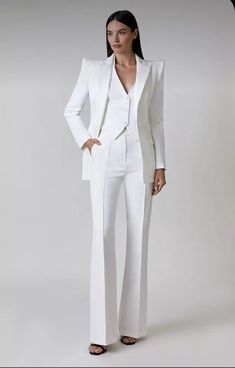 2Pcs Women Suits Slim Modern Party Ladies Office Work Wear Set Wedding Outfit
#ad Woman Suit Fashion Classy, White Dress Suits, Swatches Color, Office Work Wear, Party Ladies, Ladies Office, Women Suits, Modern Party, Woman Suit Fashion