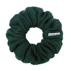 Chelsea King Windsor Knit Scrunchie in Hunter Knit Scrunchie, Pilgrim Jewellery, Thick Hair Styles Medium, Favourite Movie, Heather Brown, Long Hair Color, Floral Knit, Professional Dresses, Beautiful Knitting