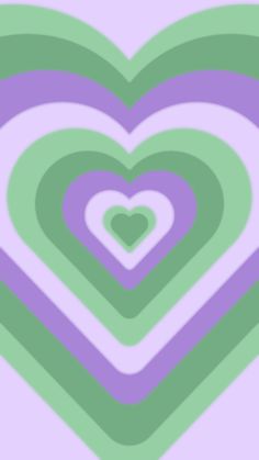 an image of a heart shaped pattern in shades of purple and green