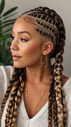 Elegant Boho Knotless Braids with Side Part for Women 🌟 Knotless Braids With Side Part, Braids With Side Part, Goddess Curls, Goddess Cornrows, Boho Goddess Braids, Mens Haircuts Quiff, Boho Knotless Braids, Cornrow Hairstyles For Men, Boho Knotless