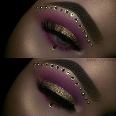 Pink Eye Makeup Looks, Make Carnaval, Blue Makeup Looks, Drag Make-up, Arabic Makeup, Pink Eye Makeup