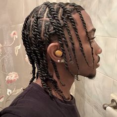 two strand twists rope twists twists    #twostrandtwists #twiststyles #twist #blackhairstyles #blackmenhair #blackhairstylesforlonghair #blackhairstylestwist #sideprofile #thickhairstyles 2 Strand Twist Men Long Hair, Big Two Strand Twist Men, Mens Two Strand Twists Hairstyles, Twists Men Hair, Two Strand Loc Twist, Jumbo Two Strand Twists, Black Hair Twists, Men’s Twists, Two Strand Twist Natural Hair Men