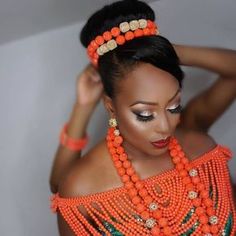 African Marriage, Traditional Couple, African Wedding Jewelry, Fav Hairstyles, African Chic