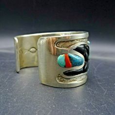 Navajo MICHAEL PERRY Sterling Silver BIRDSEYE TURQUOISE Cuff BRACELET Yei Inlay | eBay Turquoise Bracelet Cuff, Turquoise Cuff, What You See, Cuff Bracelet, The Face, Gift Card, Cuff, Turquoise, Things To Sell