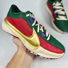 Dz2944-600 Men’s Size 6 / Women’s Size 7.5 Condition Is Brand New Without Box. Shipped Same Or Next Day With Usps Priority! Trusted Seller. 100% Positive Feedback. Be Sure To Check Out My Profile And Give A Follow To Receive Updates On New Sneaker Listings! Multicolor Low-top Leather Basketball Shoes, Nike Multicolor Leather Basketball Shoes, Multicolor Leather Basketball Shoes With Round Toe, Multicolor Leather Basketball Shoes, Multicolor Leather Basketball Shoes With Cushioned Footbed, Leather Slip-on Basketball Shoes With Branded Insole, Bucks Basketball, Nike Green, New Sneakers