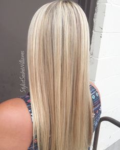 Back To Back Foils Blonde, Buttercream Blonde Hair Highlights, Blond With Dimension, Multi Blonde Highlights, Weaved Highlights, Full Foil Highlights Blonde, Natural Blonde Hair With Highlights, Multi Dimensional Blonde, Vanilla Blonde Highlights