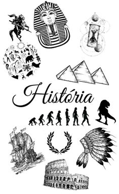 an image of the word australia surrounded by different symbols and things in black and white