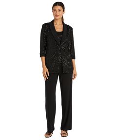 in stock Evening Sets With Notch Lapel For Fall, Fitted Tuxedo Pants For Fall, Elegant Winter Sets For Night Out, Elegant Winter Night Out Sets, Elegant Fall Sets For Night Out, Fall Tuxedo Pantsuit For Parties, Elegant Fall Pantsuit For Night Out, Elegant Pants For Night Out In Winter, Tuxedo Suit For Night Out In Fall