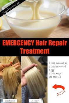 Hair Repair Treatments, Natural Hair Mask, Hair Care Tips, Hair Health, Grow Hair, Length Hair, Hair Skin