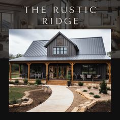 the rustic ridge book cover shows a house with a metal roof