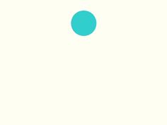 a blue dot on a white background