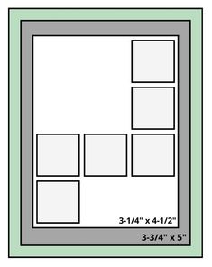 the size and width of a 3x4 area with four squares on each side