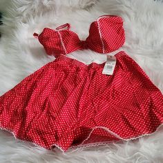 New Never Been Used Shorts Size M And Bras Size 36c Red Bedtime Sets For Spring, Red Summer Sets For Bedtime, Red Summer Holiday Sets, Red Bedtime Sets For Summer, Red Summer Sleepwear For Bedtime, Red Sleeveless Cotton Sleepwear, Red Pajama Shorts For Summer Pajama Party, Cute Red Summer Sleepwear, Red Bottoms For Summer Daywear