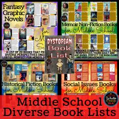 the middle school diverse book list