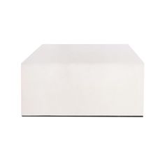 an empty white box on a white background