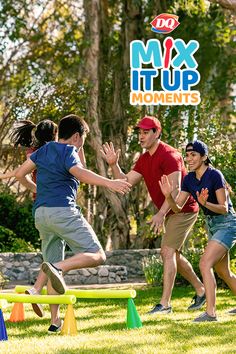 kids are playing with an inflatable frisbee