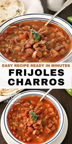 easy recipe ready in minutes fritoles charros with beans and onions is the perfect side dish for any meal