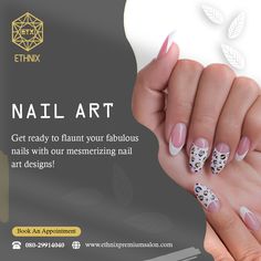 💅Nail Art in Spice Garden , Bangalore ✨Ethnix Premium Salon, we believe that your nails are a blank canvas waiting to be transformed into a work of art. Step into our salon and immerse yourself in a world of color. . 📱080-29914040 📩ethnixsalon@gmail.com 🌐www.ethnixpremiumsalon.com . #ethnixpremiumsalon #ethnixsalon #ethnix #salon #nailart #expressyourstyle #creativenails #nailart #nails #nailartist #nailpolish #nailswag #nailstyle #nailsdesign #nailsalon #longnails #naturalnails #blacknails Nail Poster, Spice Garden, Spring Nail Designs, Chic Chic, Hair Spa, Beauty Parlor, Spring Nail, Fabulous Nails, Nail Designs Spring