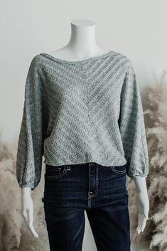 Sheer Material, Rolled Hem, Lightweight Sweater, Light Weight Sweater, Sweater Top, Heather Grey, Cuff, Spandex, My Style